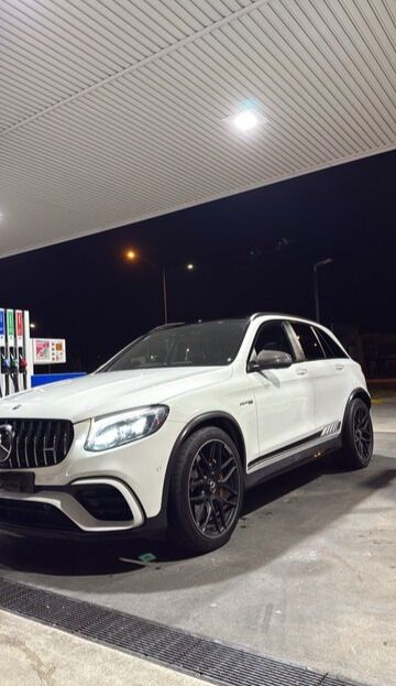 Mercedes GLC photographed at night after finance settlement with JLP Financial
