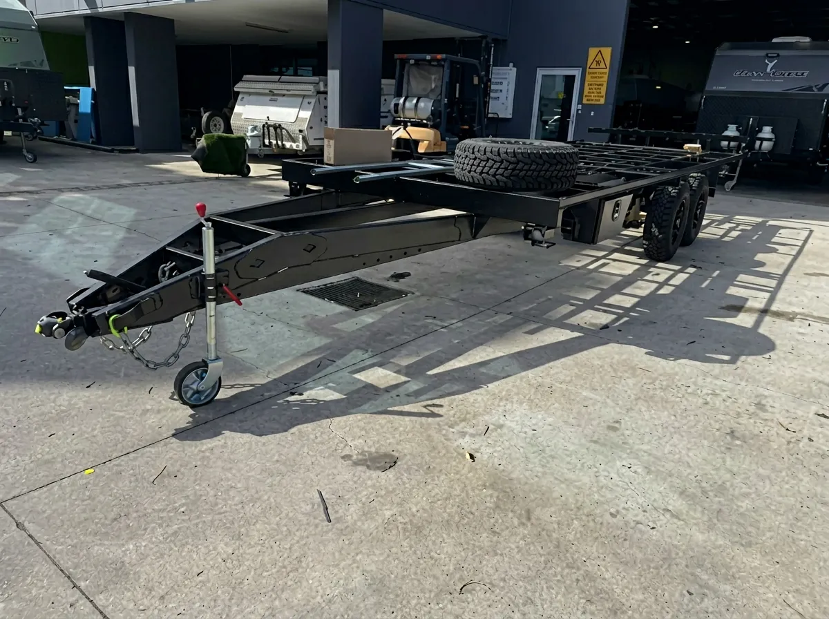 New trailer chassis financed by JLP Financial for logistics operator